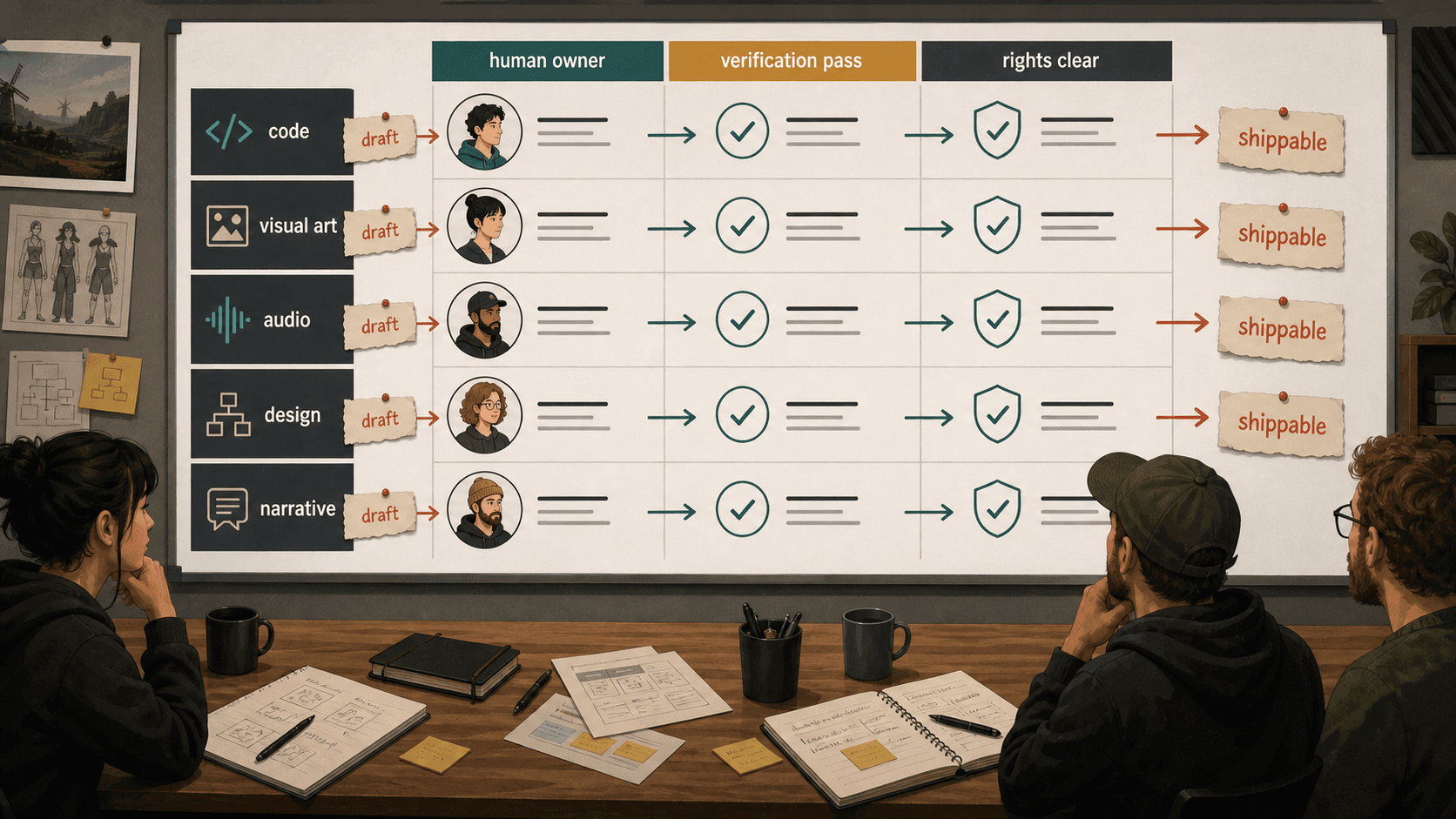 The Clowdr AI standard: own, verify, and account for the work