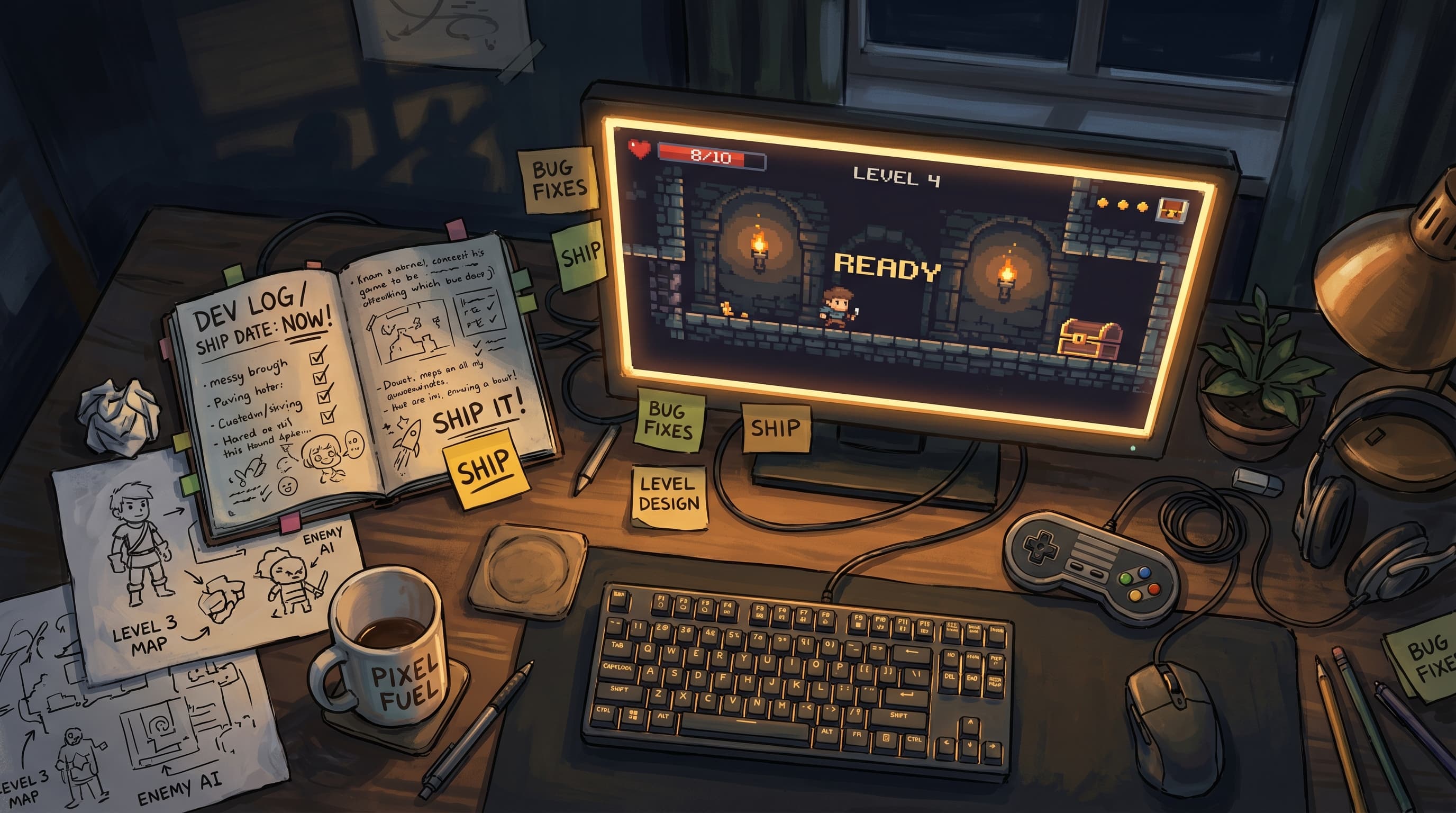 Ein Clowdr-Spiel abschließen: vom Player Promise zur Publication Review